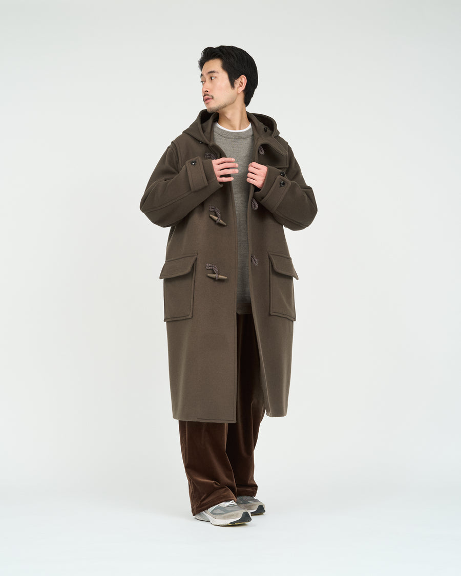 Wool Melton Duffle Coat – FreshService® official site