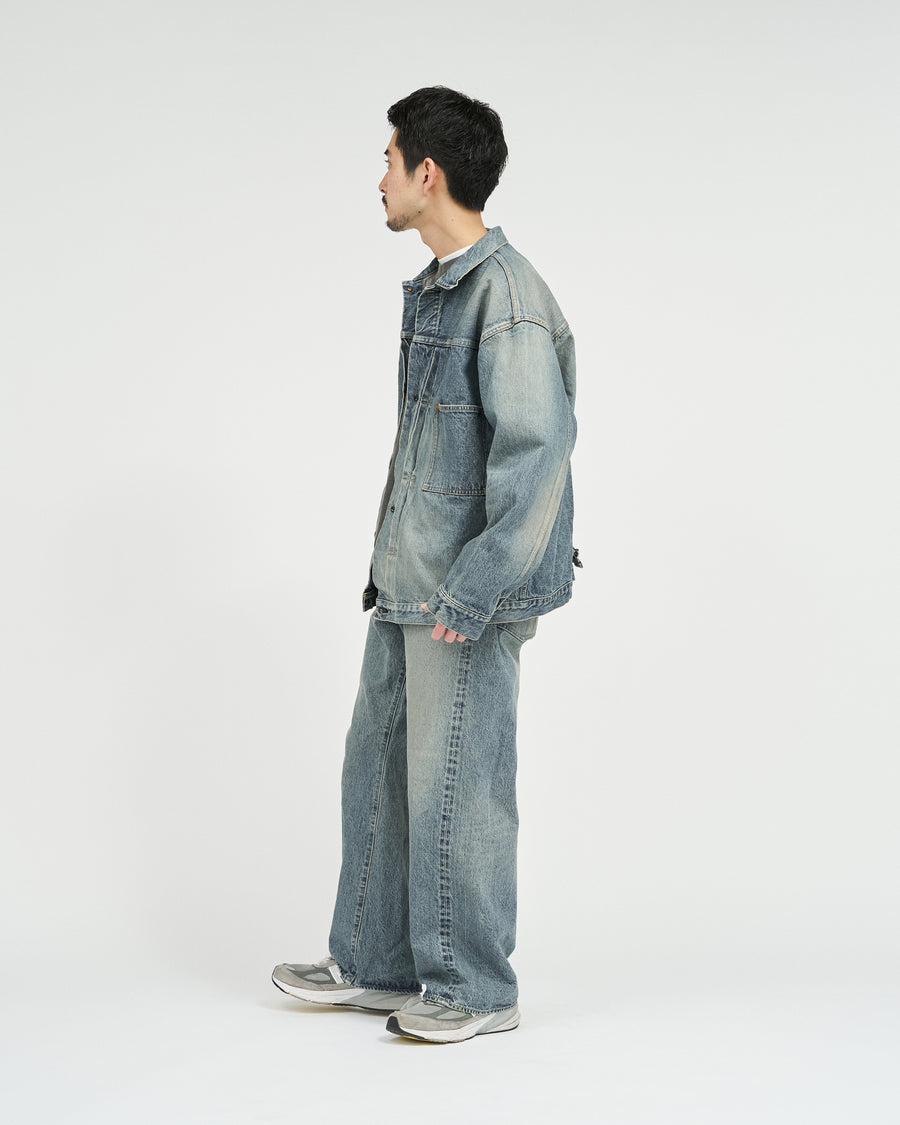 SHABBY HEAVY KIBATA SHUTTLE HYPER BIG WWⅡ ”1ST” DENIM JACKET