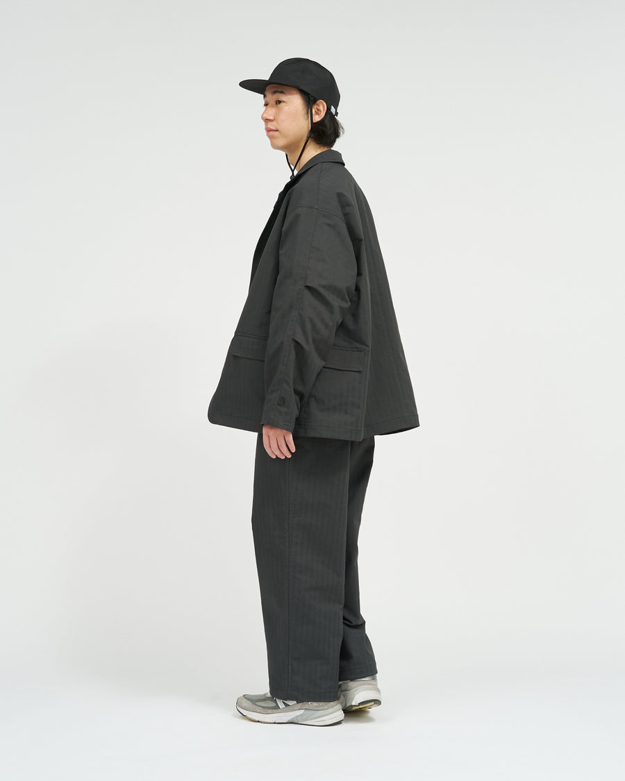 しめさば　黒　xs TECH EASY TROUSERS HERRINGBONE – FreshService® official site