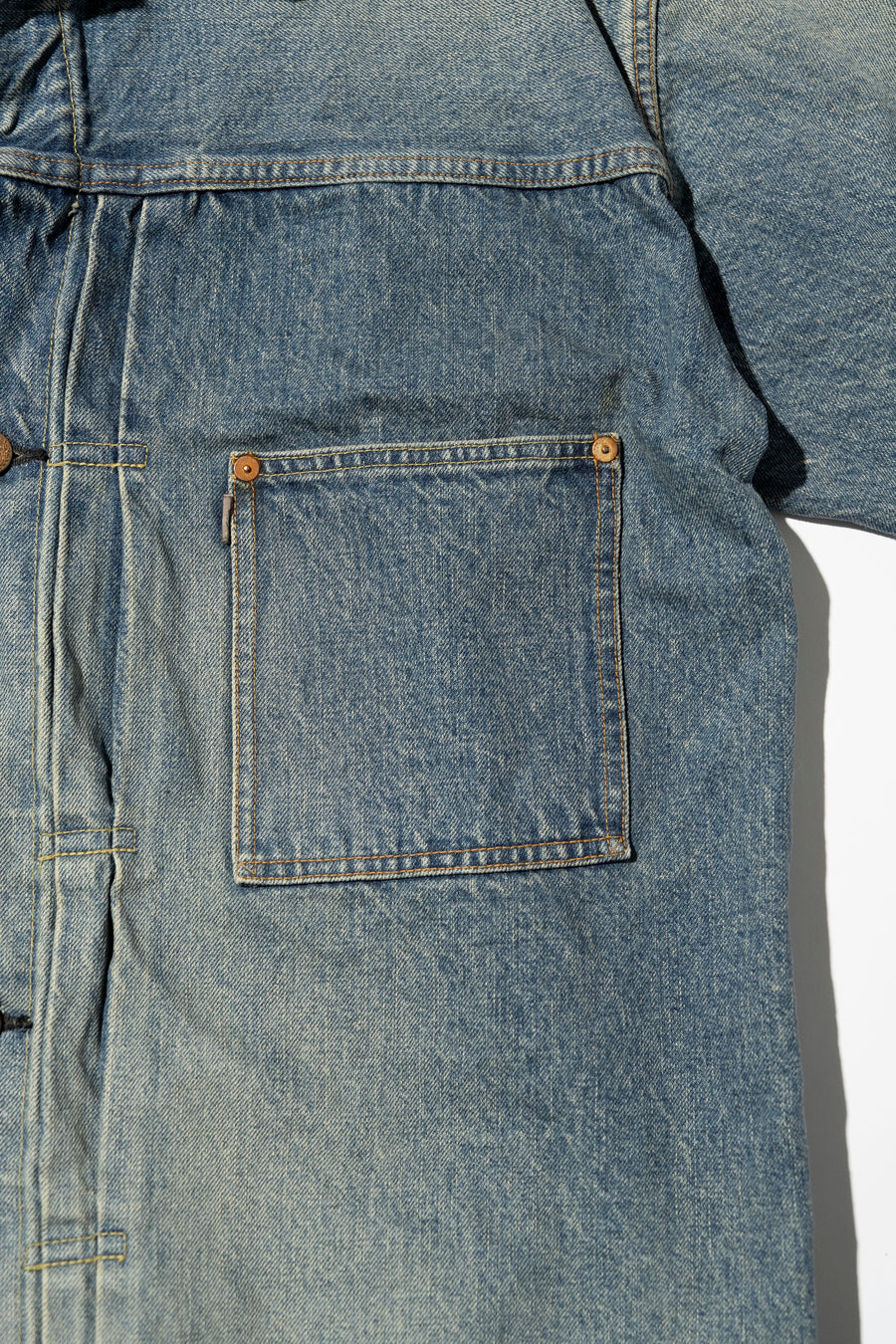 SHABBY HEAVY KIBATA SHUTTLE HYPER BIG WWⅡ ”1ST” DENIM JACKET