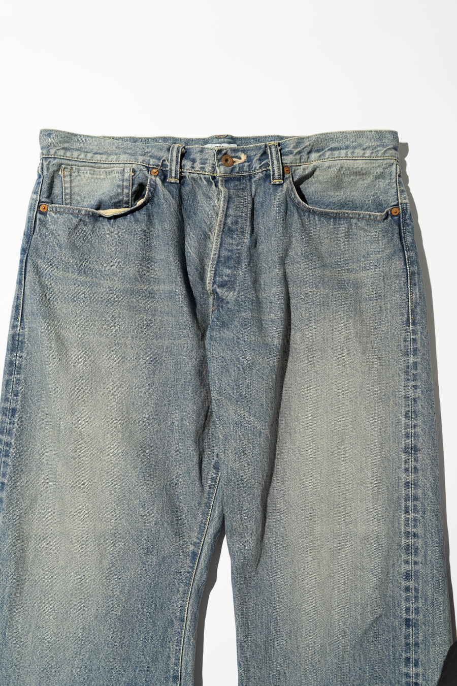 SHABBY HEAVY KIBATA SHUTTLE HYPER BIG WWⅡ 1943 DENIM JEANS