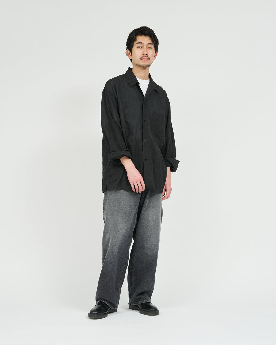 Slik-Co Voile Open-collar Shirt L/S – FreshService® official site