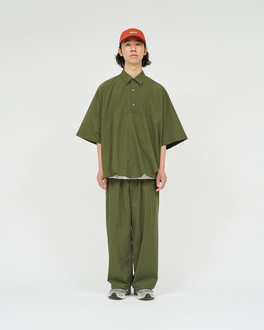 CRISP COTTON ANORAK S/S SHIRT – FreshService® official site