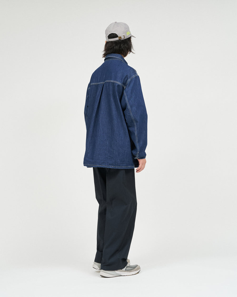 DENIM PULLOVER SHIRT(ONE WASH) – FreshService® official site