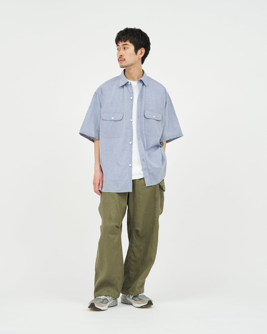 【COVERT/コヴェルト】 BDウォッシュシャツ 10oz デニム ウォバッシュ ワークシャツ FN-SDK-702L | THE FLAT HEAD