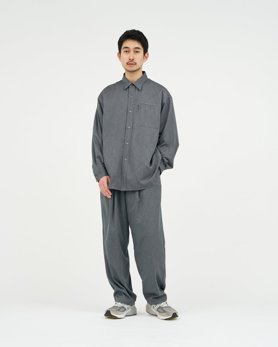 Fibrilシャツ グレーA★新品 COOLFIBER UTILITY REGULAR COLLAR SHIRT – FreshService® official site