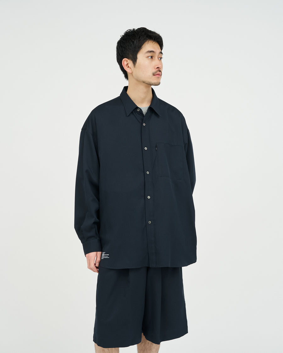 FreshService COOLFIBER® ブラックシャツ COOLFIBER UTILITY REGULAR COLLAR SHIRT – FreshService® official site