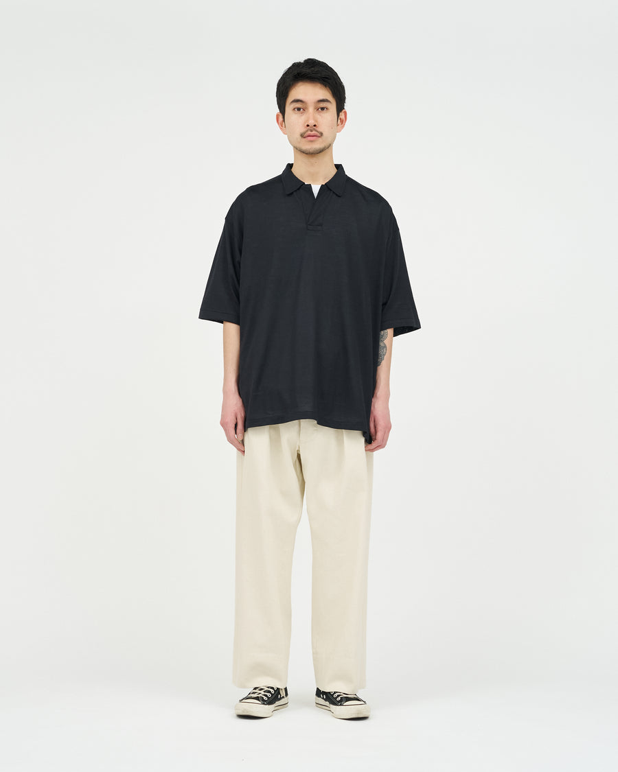 【美品】 SEEALL OVERSIZED SKIPPER POLO ポロシャツ SEEALL「OVERSIZED SKIPPER POLO」new arrivals