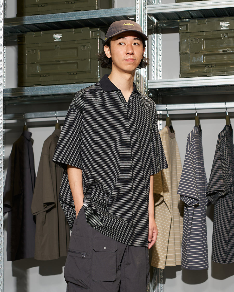 COMPACT DRY BORDER V-NECK POLO – FreshService® official site