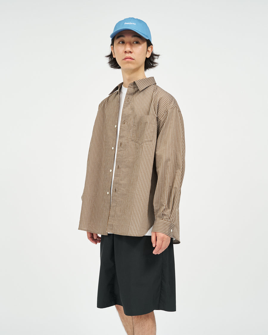BRING ストライプ 長袖バスクシャツXS-S HRAFTeX® L/S STRIPE SHIRT – FreshService® official site