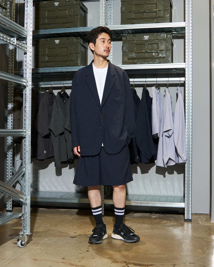 SEERSUCKER STRIPE BLAZER – FreshService® official site