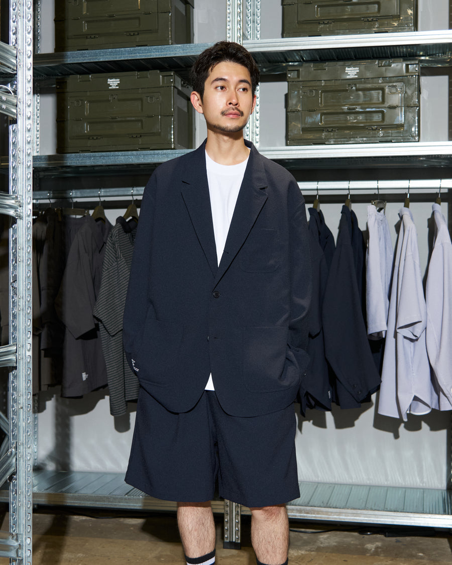 SEERSUCKER STRIPE BLAZER – FreshService® official site