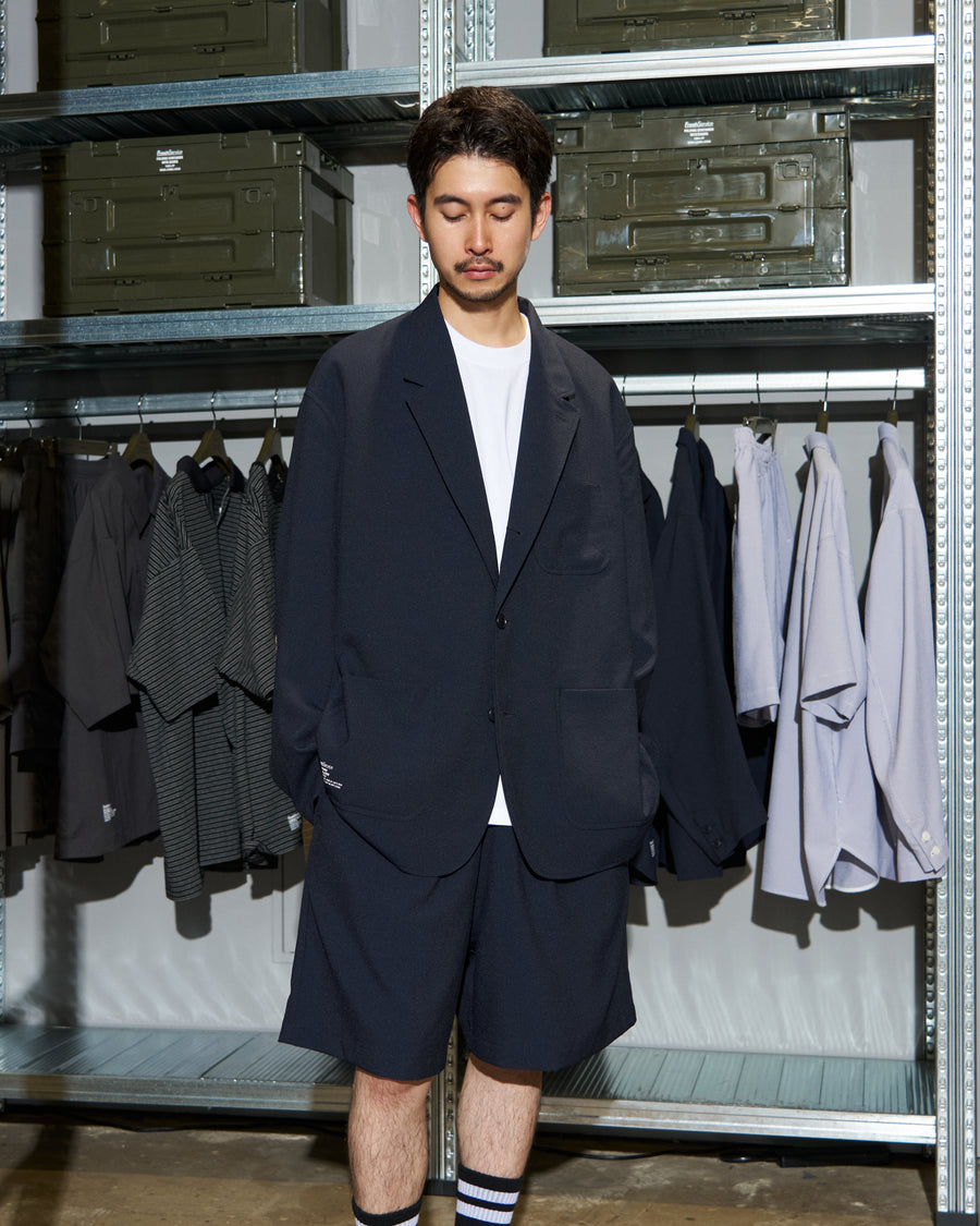 SEERSUCKER STRIPE BLAZER – FreshService® official site