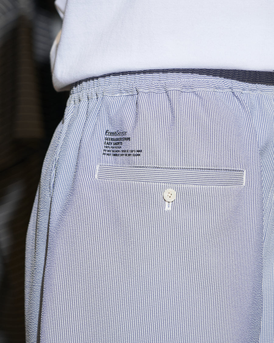 SEERSUCKER STRIPE EASY SHORTS – FreshService® official site