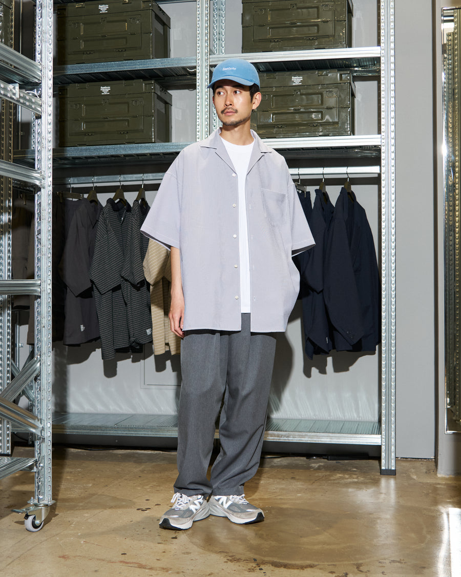 FreshService ストライプオーバーサイズシャツ SEERSUCKER STRIPE OPEN COLLAR SHIRT – FreshService® official site