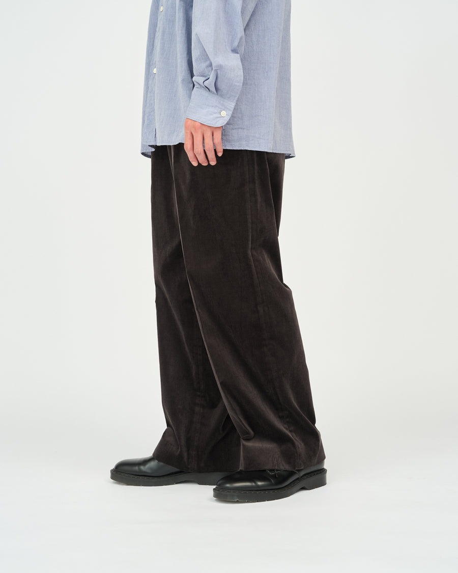 Fade velvet Two-tuck Slacks – FreshService® official site