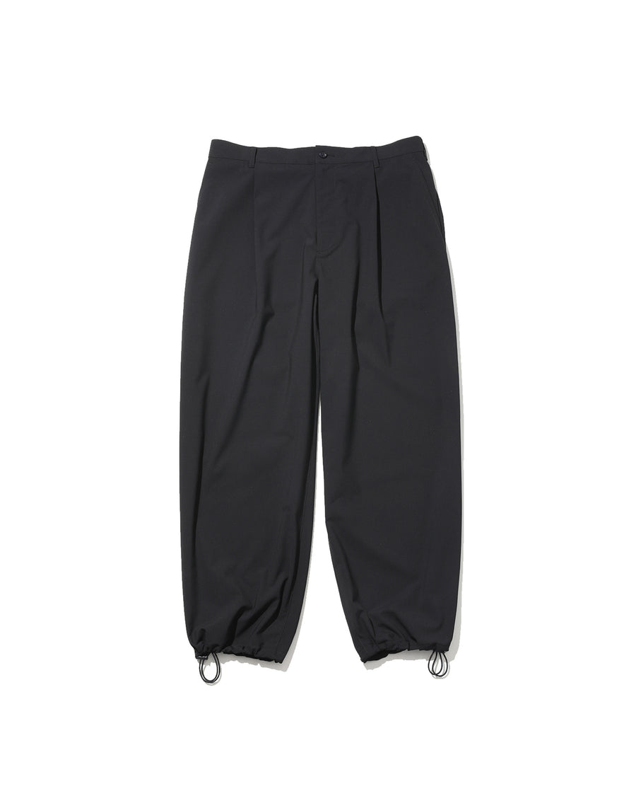 WOOLY CLOTH WIDE TROUSERS