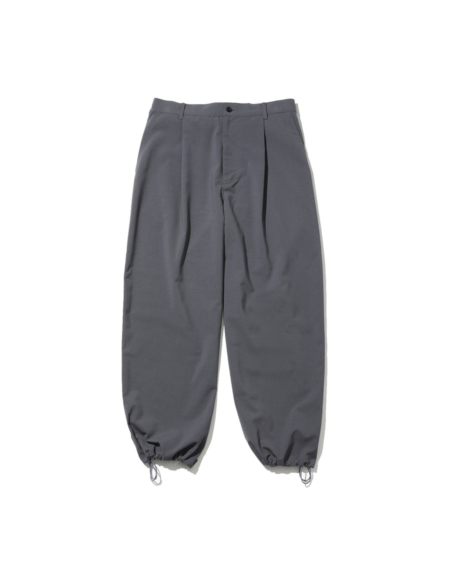 WOOLY CLOTH WIDE TROUSERS