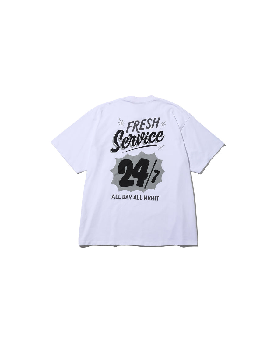 CORPORATE PRINTED S/S TEE ”ALL DAY ALL NIGHT ”