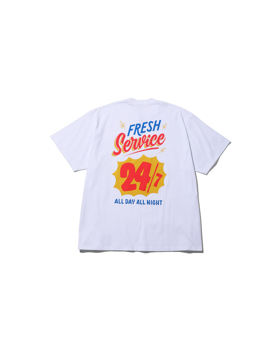 CORPORATE PRINTED S/S TEE ”ALL DAY ALL NIGHT ”