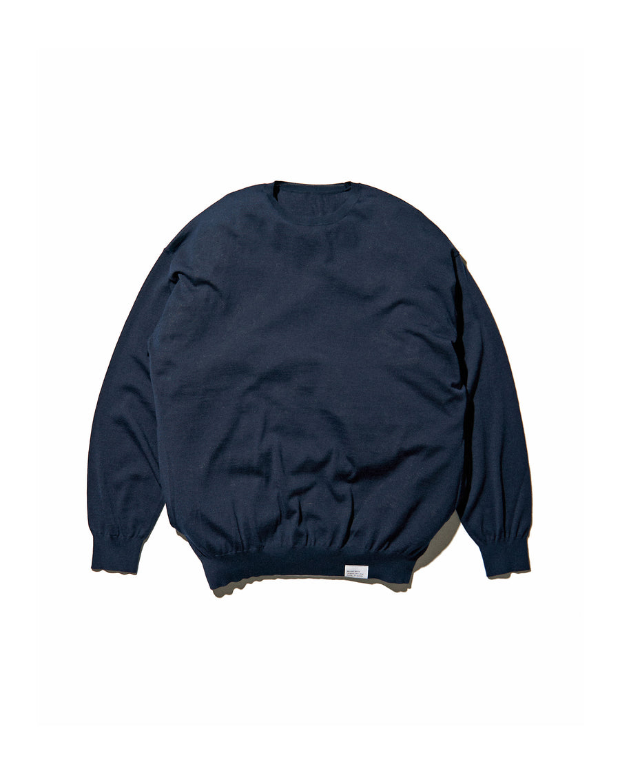 TECH HIGH GAUGE CREW NECK KNIT