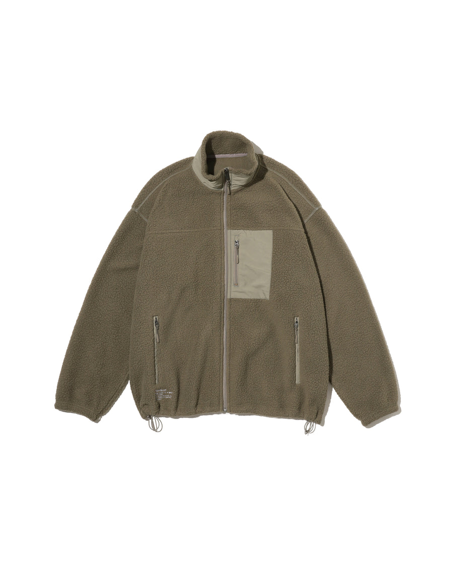 HEAVY FLEECE ZIP-UP JACKET