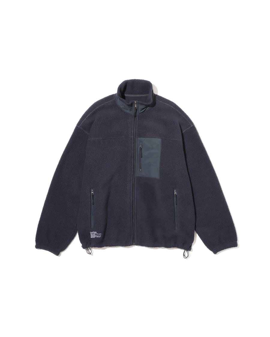 HEAVY FLEECE ZIP-UP JACKET