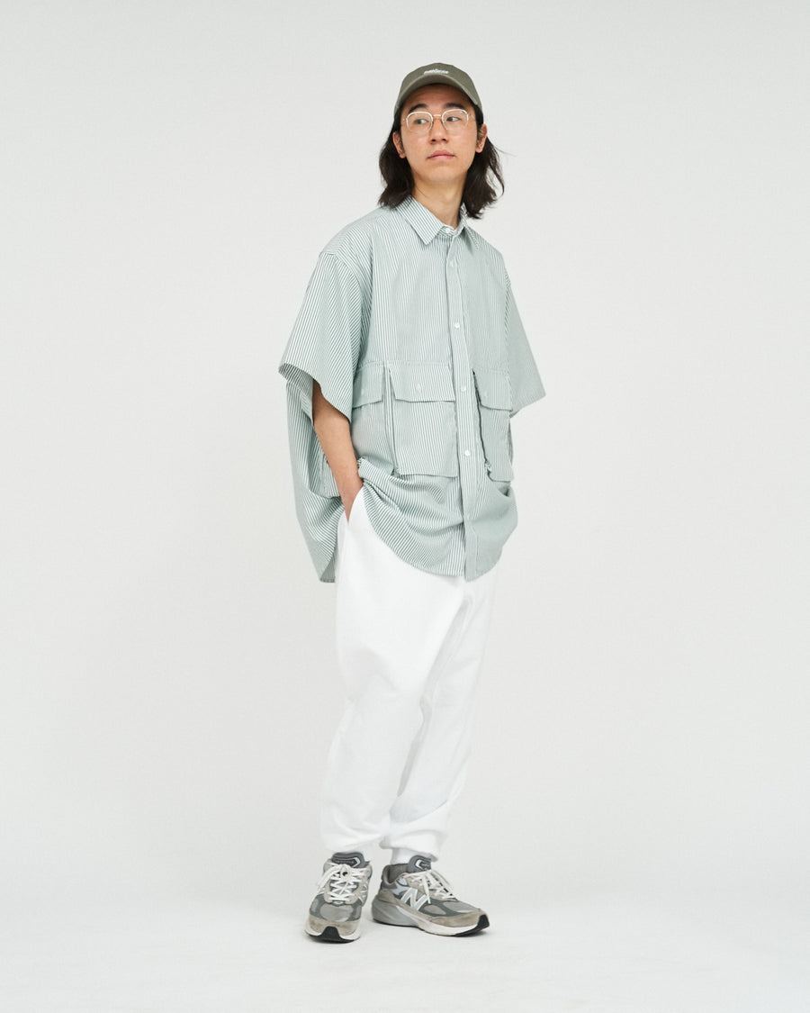 DRY OXFORD FLAP POCKET S/S SHIRT