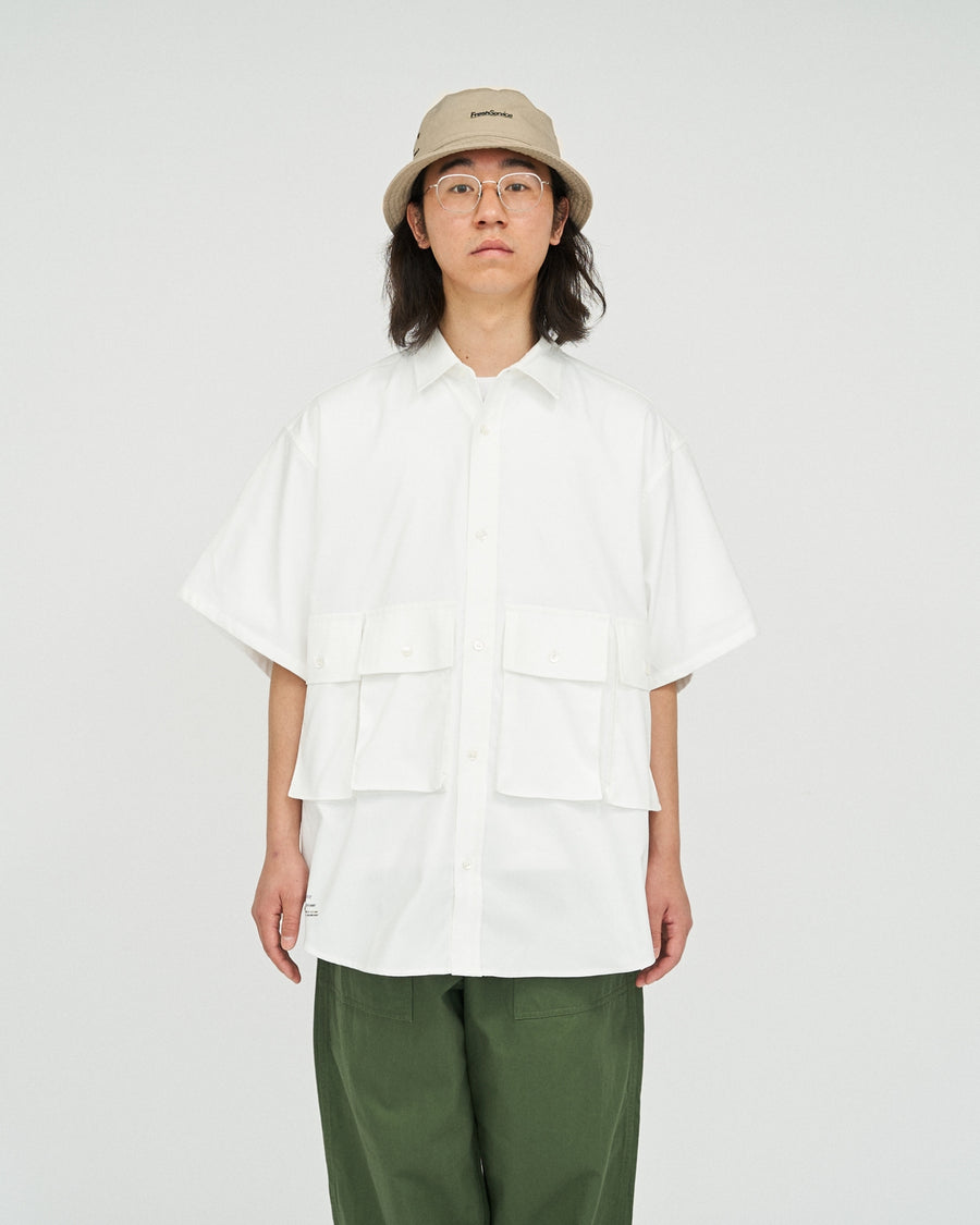 DRY OXFORD FLAP POCKET S/S SHIRT