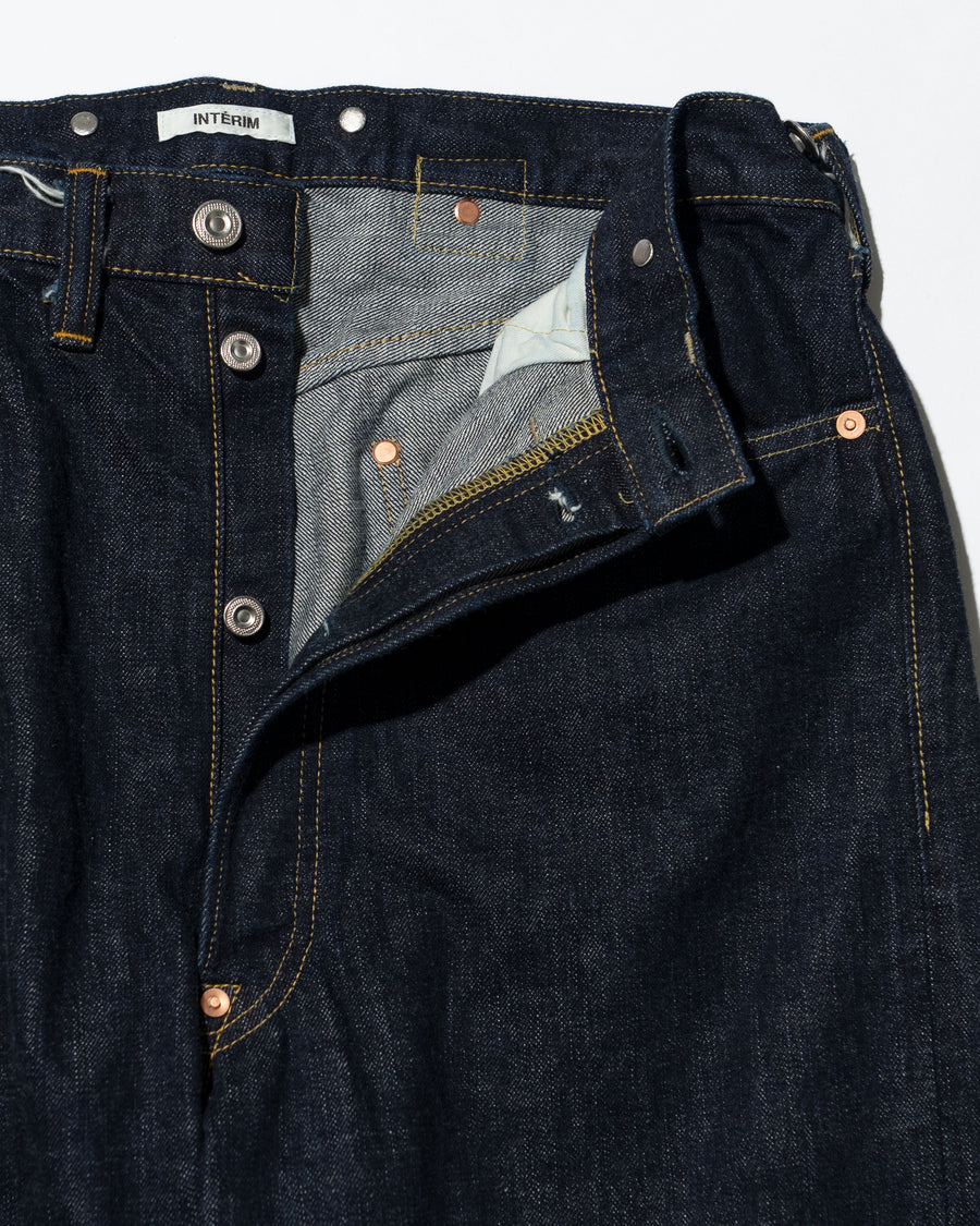 NATURAL INDIGO SHUTTLE DENIM SINGLE NEEDLE 201 NO.2 JEANS