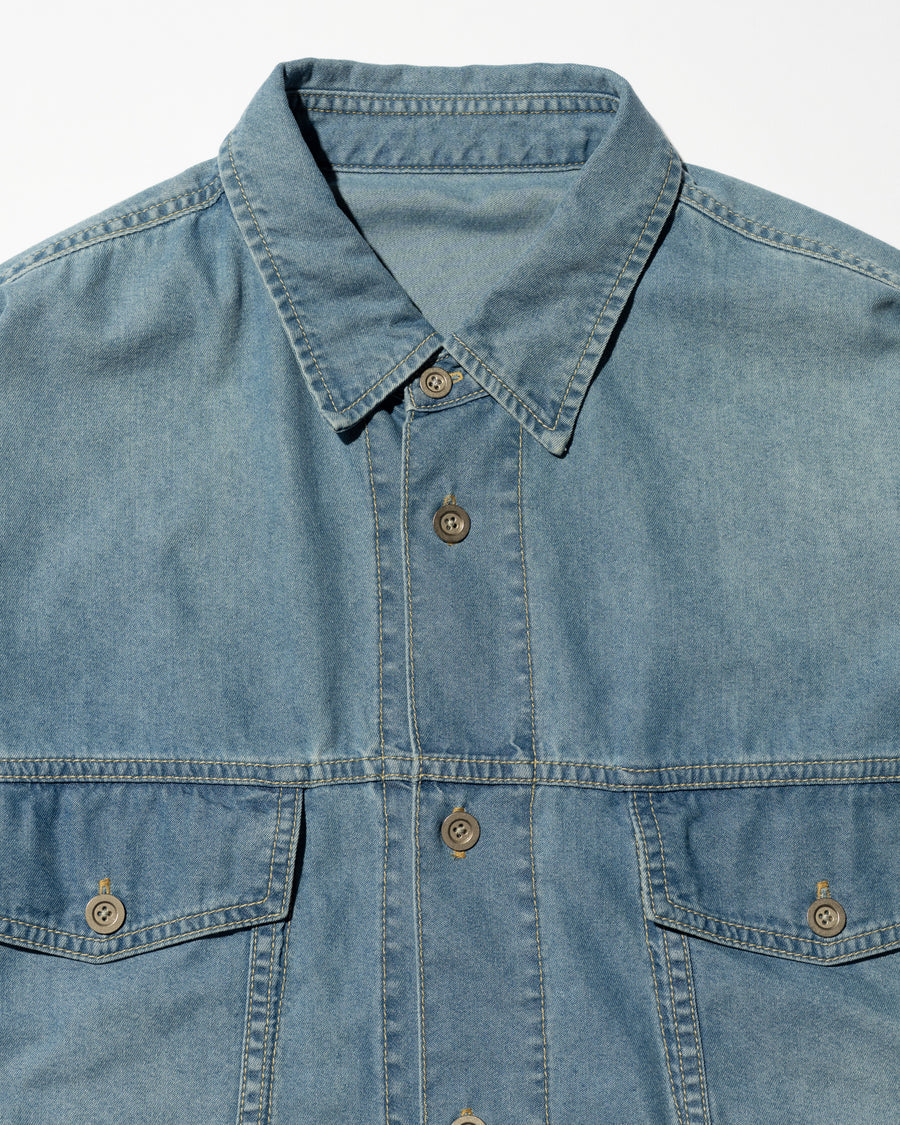 N/C TECH DENIM TRUCKER SHIRT – FreshService® official site