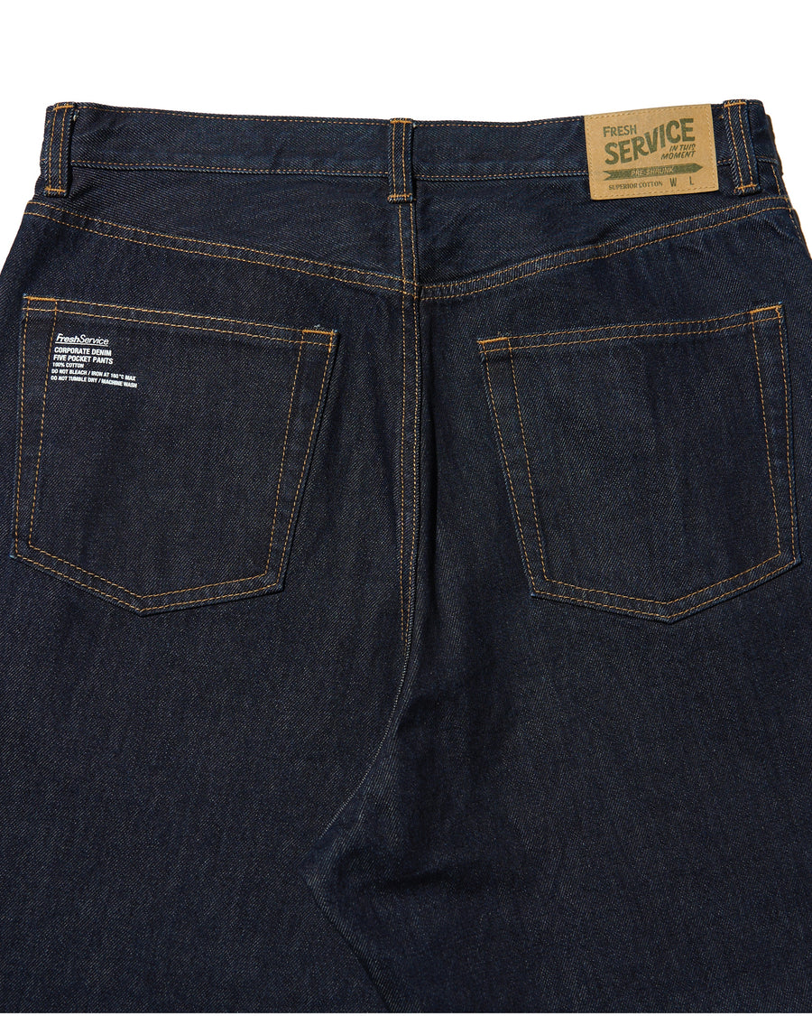 CORPORATE DENIM FIVE POCKET PANTS(ONE WASH) – FreshService
