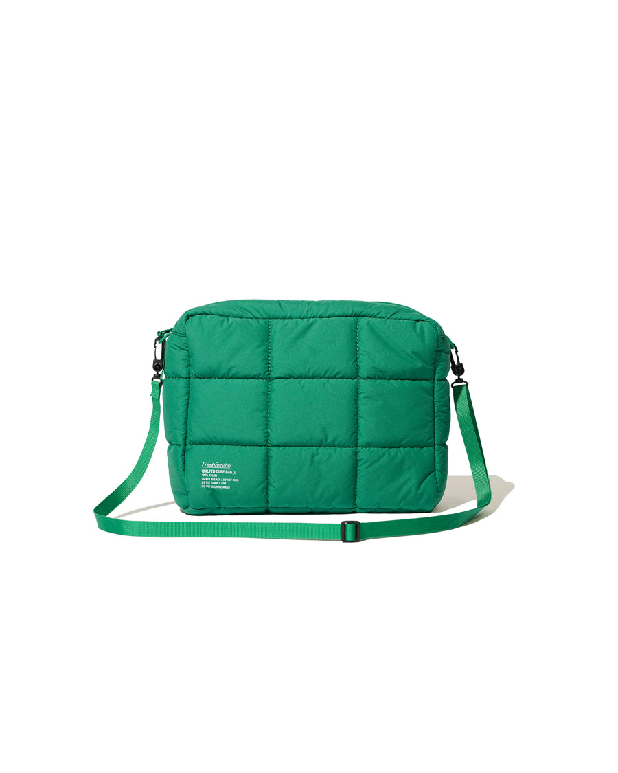 QUILTED CUBE BAG_L