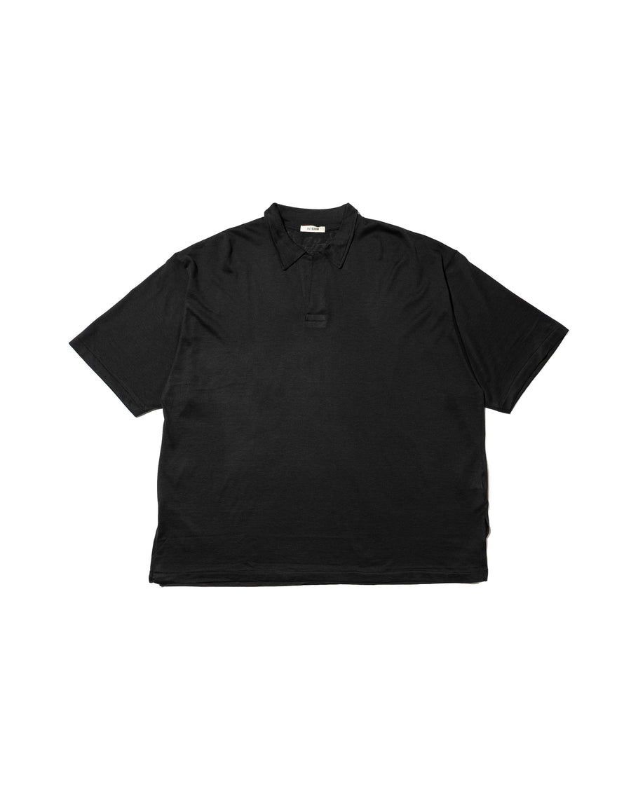 SILK COTTON JERSEY DEADSTOCK FABRIC HYPER BIG SKIPPER SHIRT