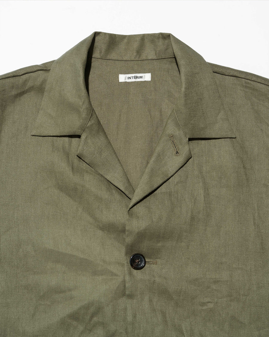 SUITING LINEN OPEN COLLAR OVER SHIRT JACKET – FreshService