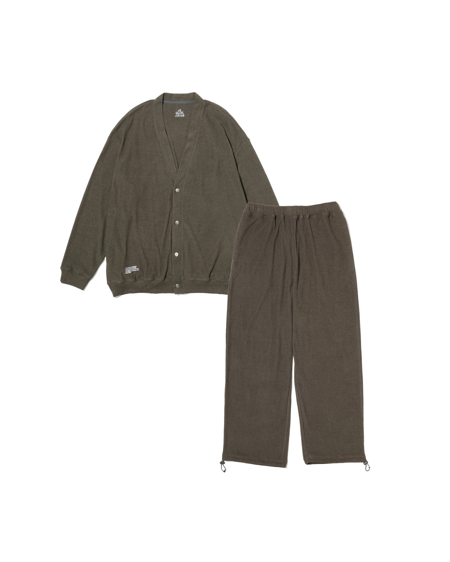 UTILITY PILE CARDIGAN SET-UP