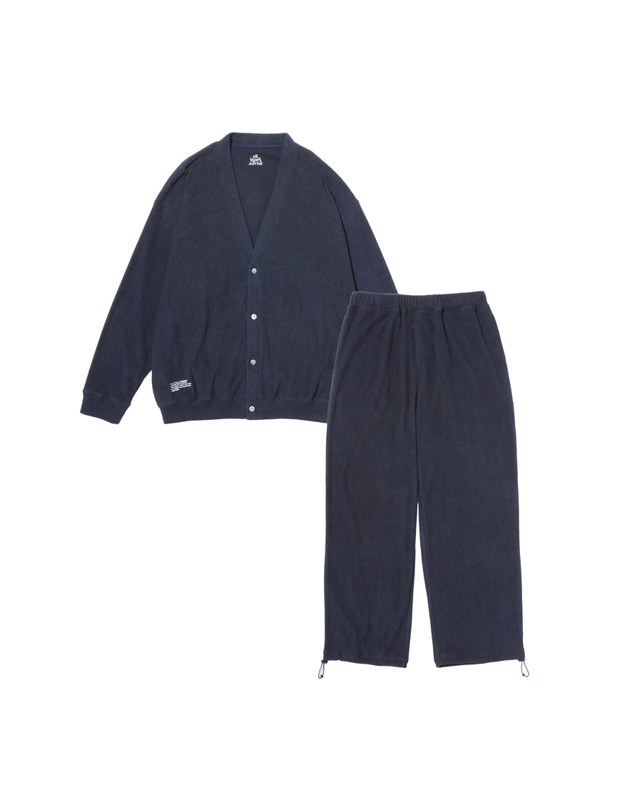 UTILITY PILE CARDIGAN SET-UP