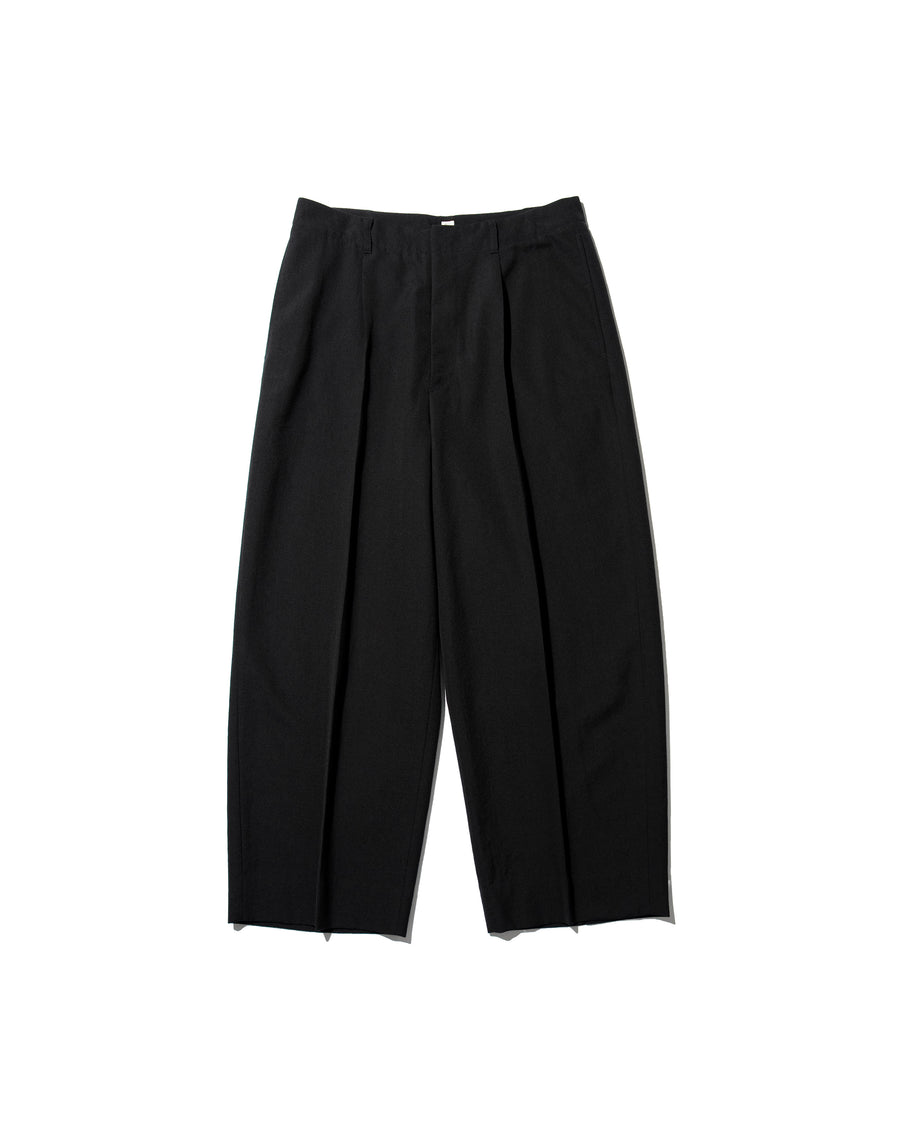 Wool Gabardine Wide Easy Slacks FS