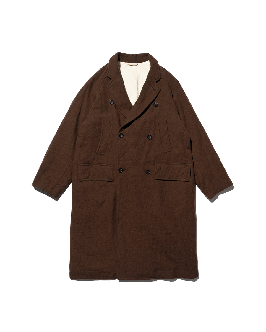 Classic Wool Double-Breasted Coat