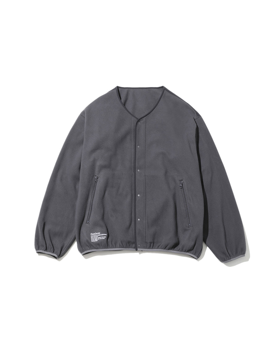 SYNTHETIC FLEECE CARDIGAN