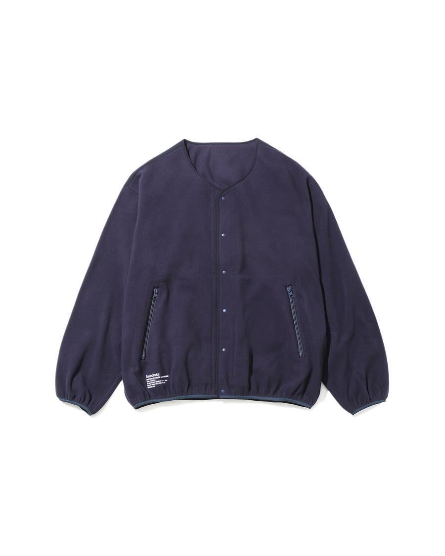 SYNTHETIC FLEECE CARDIGAN