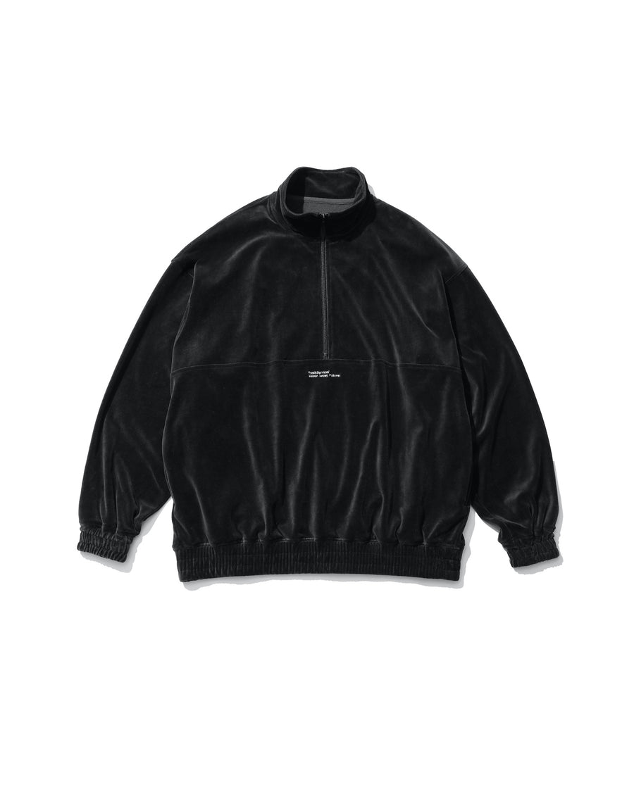 VELOUR JERSEY PULLOVER