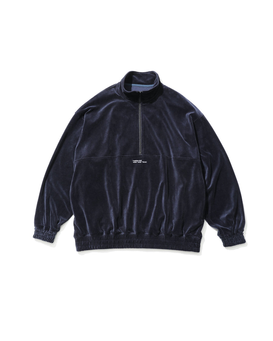 VELOUR JERSEY PULLOVER