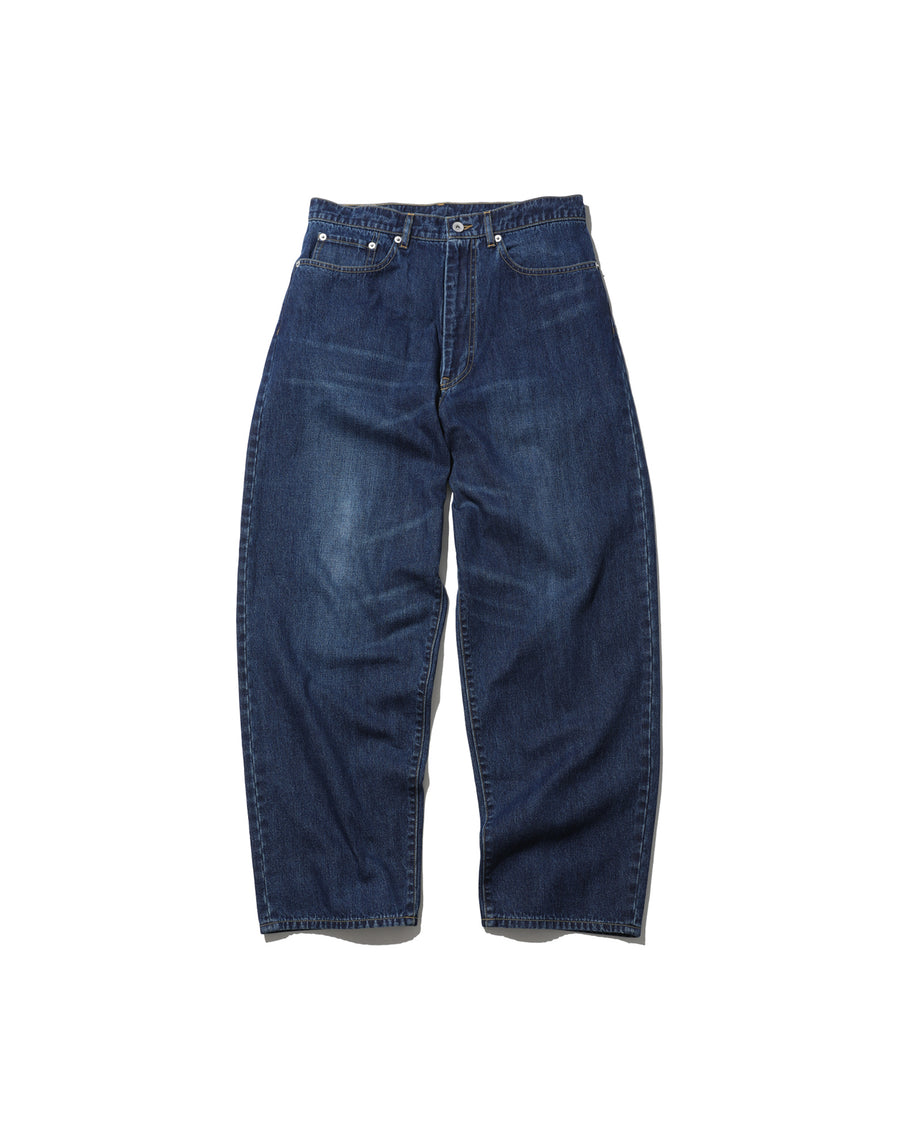 CORPORATE DENIM FIVE POCKET PANTS (FADE INDIGO)