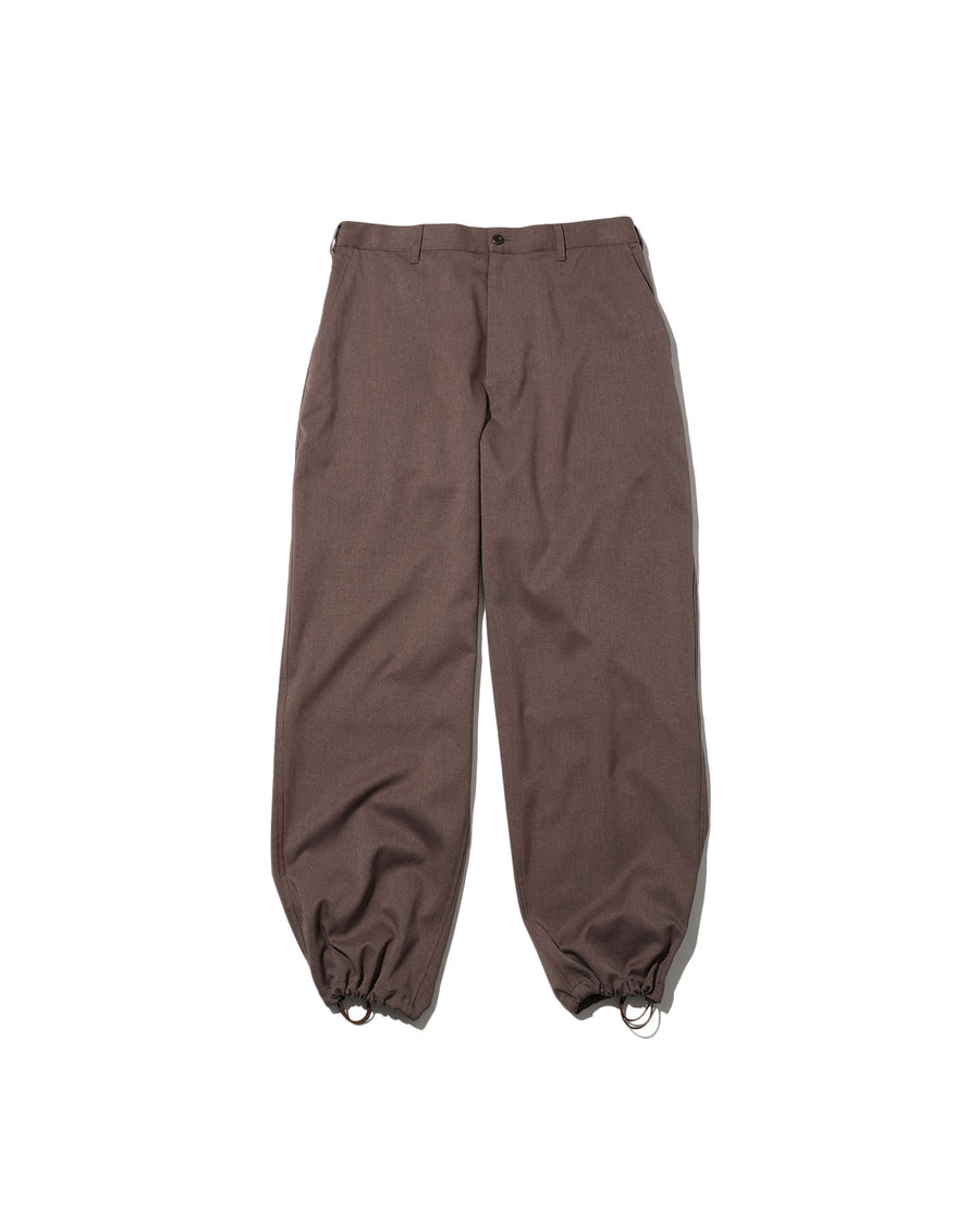 WOOLY TWILL TROUSERS