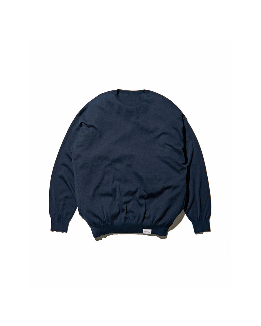 TECH HIGH GAUGE CREW NECK KNIT