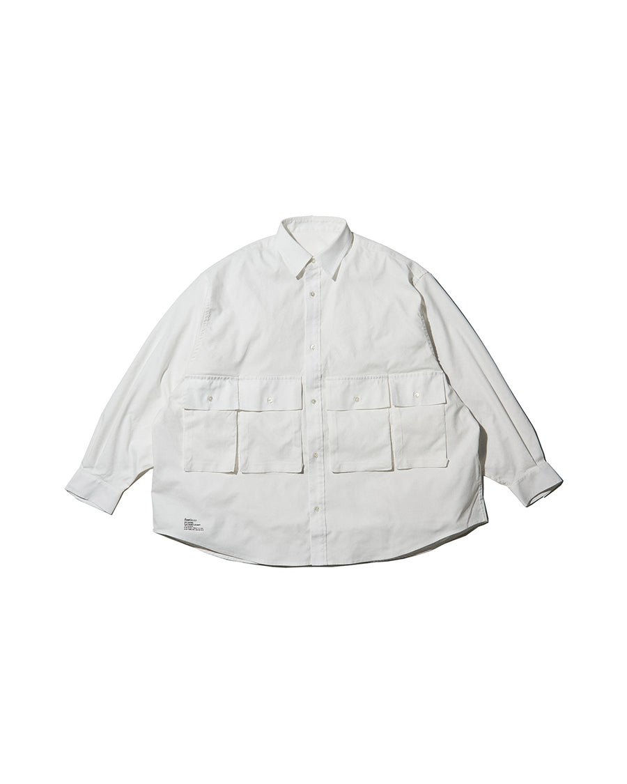 DRY OXFORD FLAP POCKET L/S SHIRT