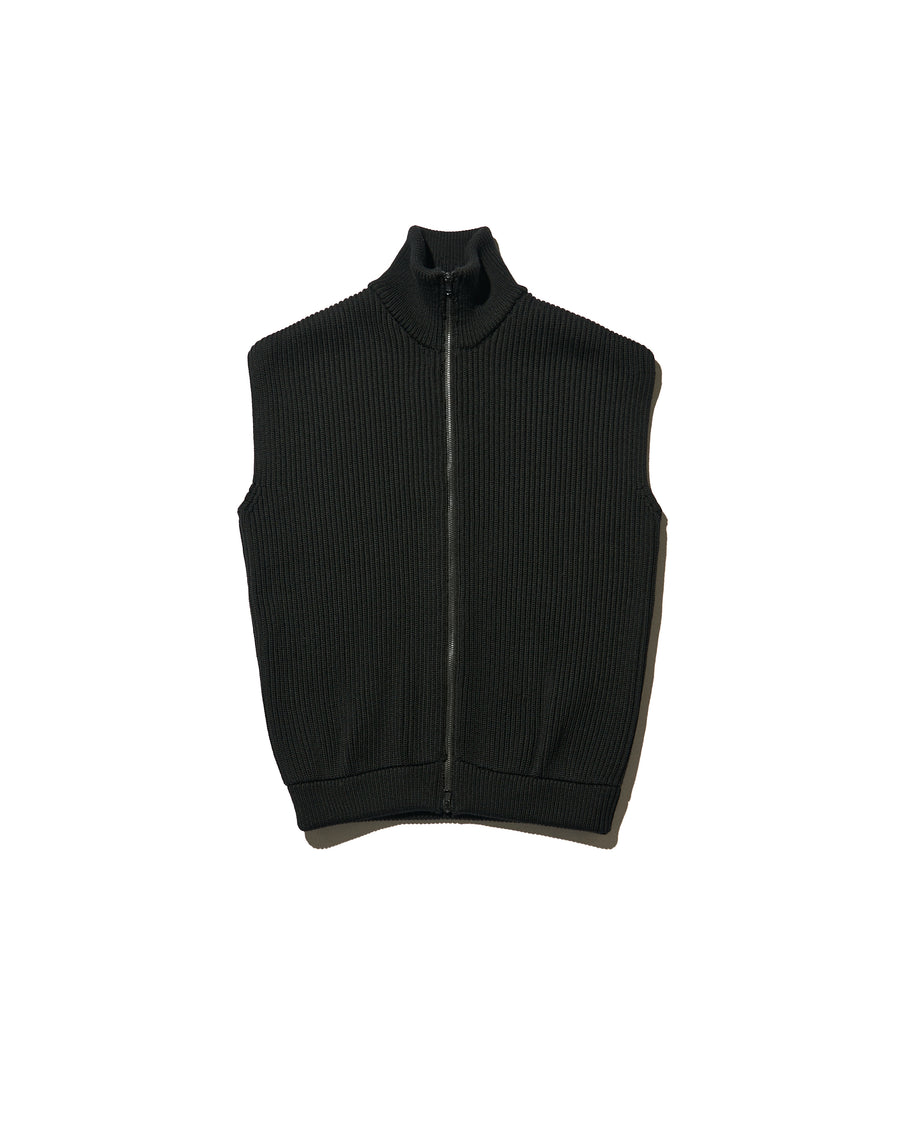 HYPER BIG HAND FRAMED DRIVERS ZIP KNIT VEST