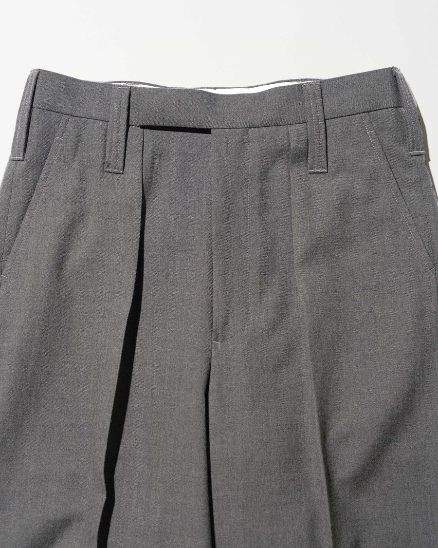 MILITARY WOOL SERGE 1-TUCK FRENCH ARMY TAPERED TROUSER