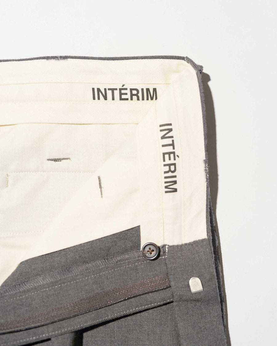 MILITARY WOOL SERGE 1-TUCK FRENCH ARMY TAPERED TROUSER